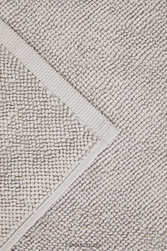 Zara alfombra de baño lisa unisexo H6RHL21718 marga gris accesorios