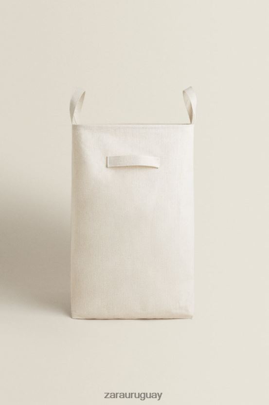 Zara cesto de ropa plegable unisexo H6RHL21711 beige claro accesorios
