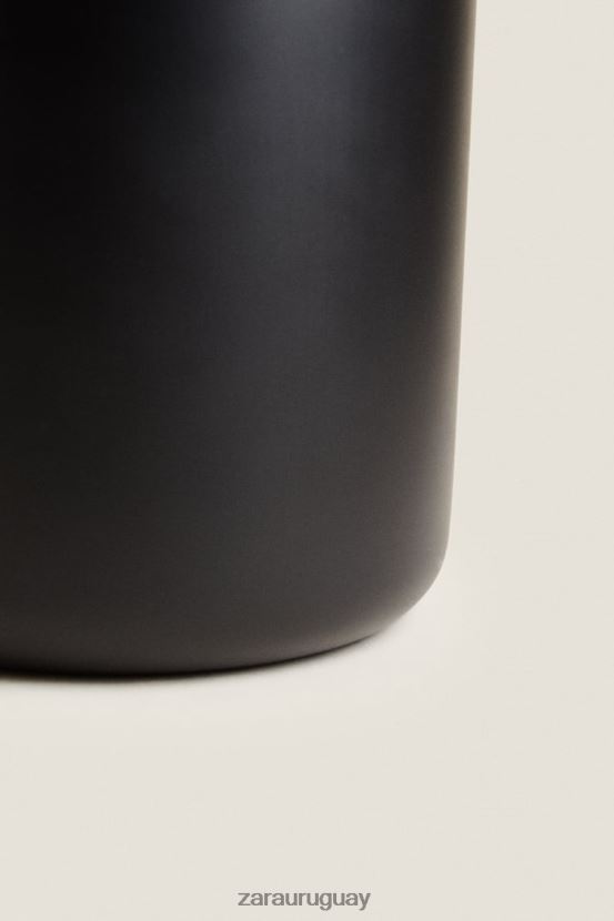 Zara papelera grande de resina unisexo H6RHL21719 negro accesorios