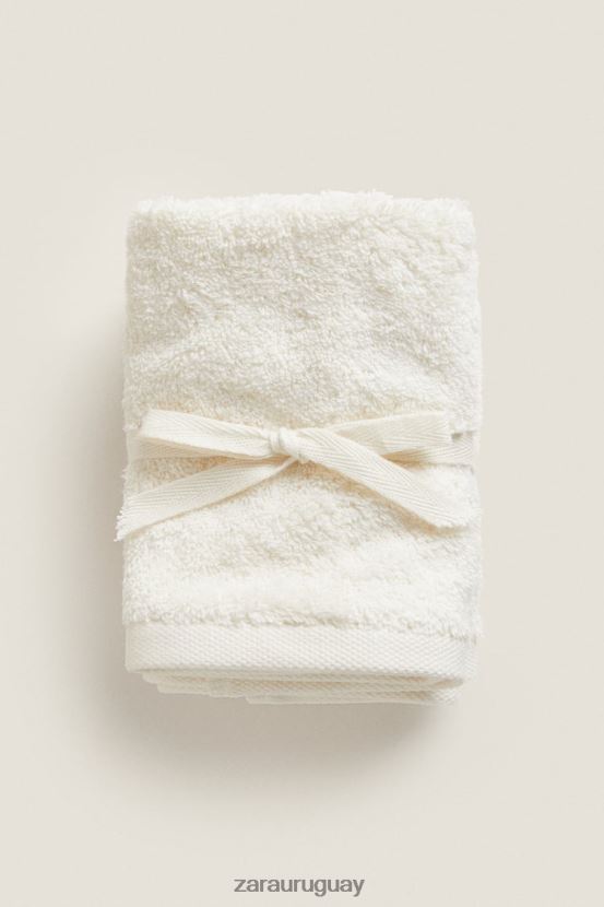 Zara (paquete de 3) toallas de algodón premium unisexo H6RHL21726 Marfil accesorios