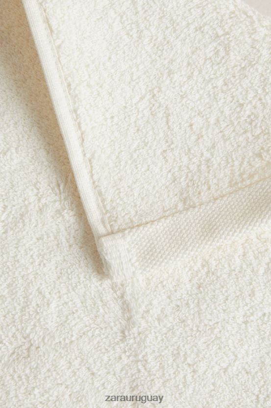 Zara (paquete de 3) toallas de algodón premium unisexo H6RHL21726 Marfil accesorios