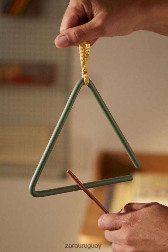 Zara juguete triangulo musical unisexo H6RHL21589 Mar verde accesorios