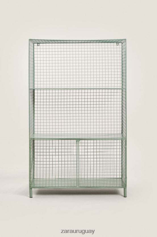 Zara librero metalico con puertas unisexo H6RHL21592 verde accesorios