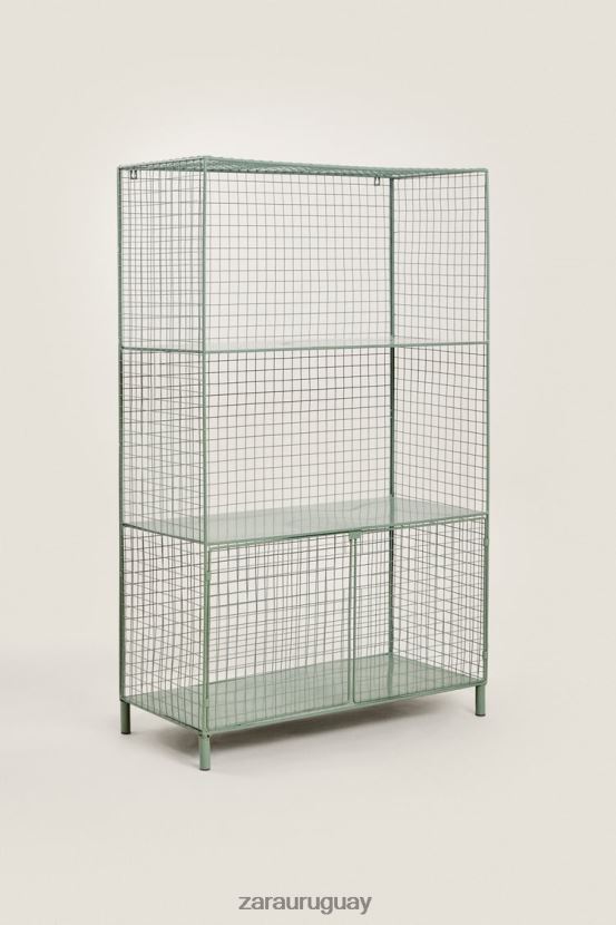 Zara librero metalico con puertas unisexo H6RHL21592 verde accesorios