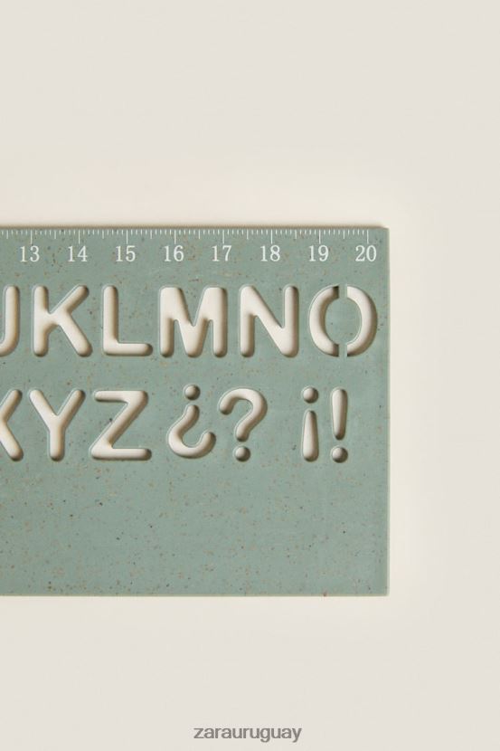 Zara reglas de números y alfabetos (paquete de 2) unisexo H6RHL21581 multicolor accesorios