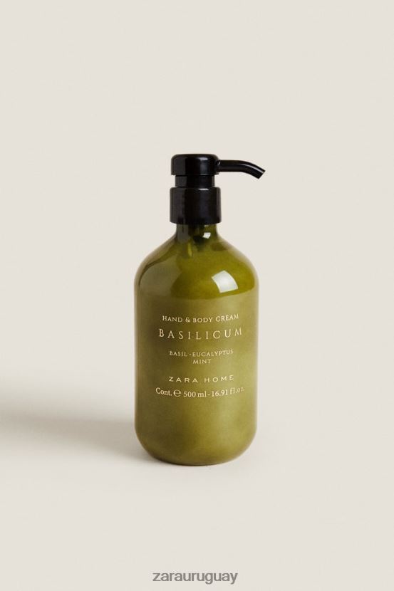Zara (16.91 oz) de crema para manos y cuerpo de albahaca unisexo H6RHL21771 menta accesorios
