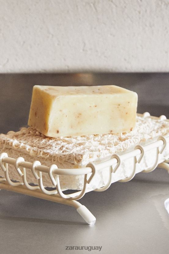 Zara bandeja estropajo unisexo H6RHL21783 crema accesorios