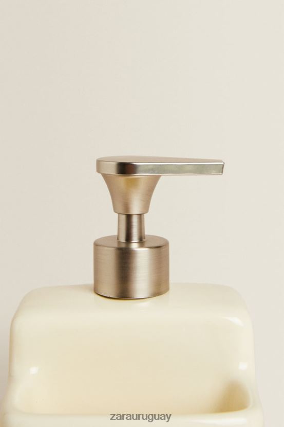 Zara dispensador de jabón para platos con almacenamiento unisexo H6RHL21786 crema accesorios