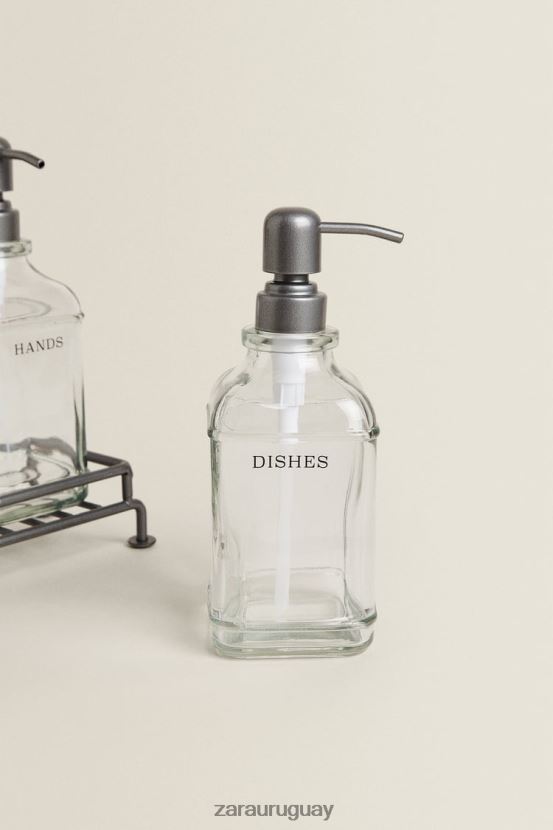 Zara dispensador doble con soporte unisexo H6RHL21785 acero accesorios