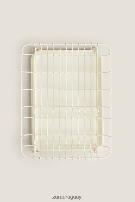 Zara escurridor con bandeja unisexo H6RHL21782 crema accesorios