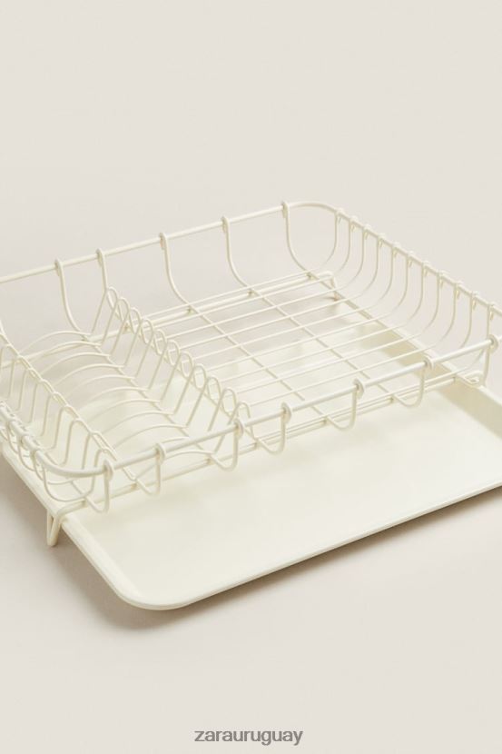 Zara escurridor con bandeja unisexo H6RHL21782 crema accesorios