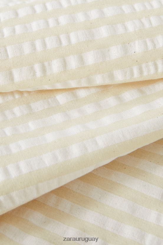 Zara mantel a rayas unisexo H6RHL21670 crudo accesorios