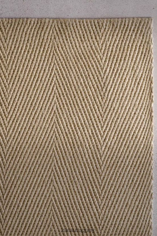 Zara alfombra 02 unisexo H6RHL21644 marrón topo accesorios