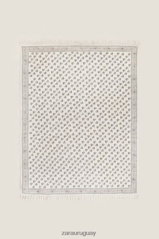 Zara alfombra con estampado de bloques unisexo H6RHL21642 multicolor accesorios