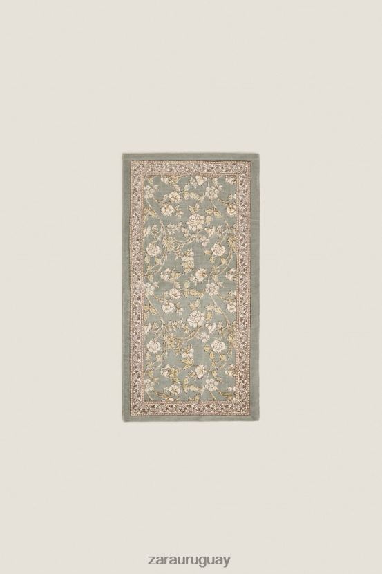 Zara alfombra con estampado floral unisexo H6RHL21641 multicolor accesorios