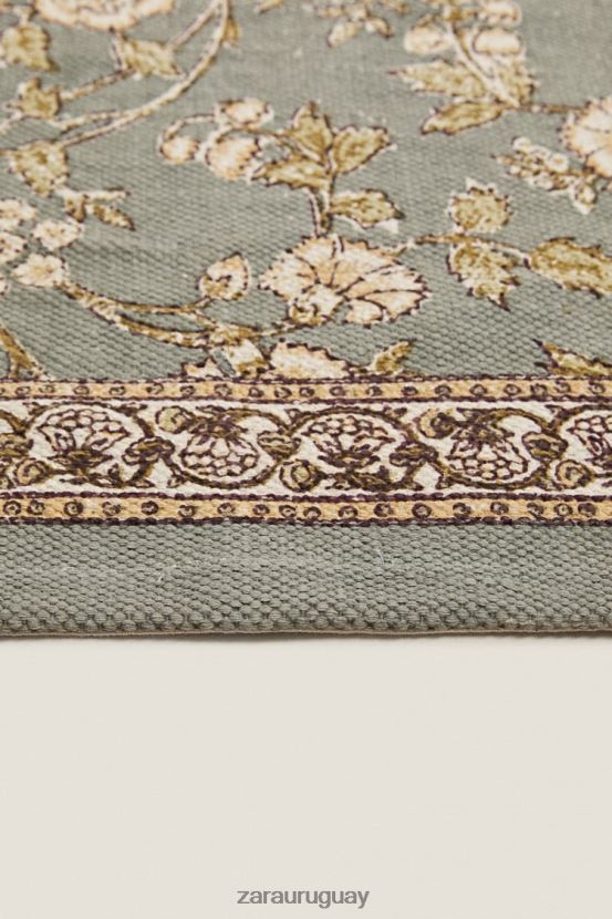 Zara alfombra con estampado floral unisexo H6RHL21641 multicolor accesorios