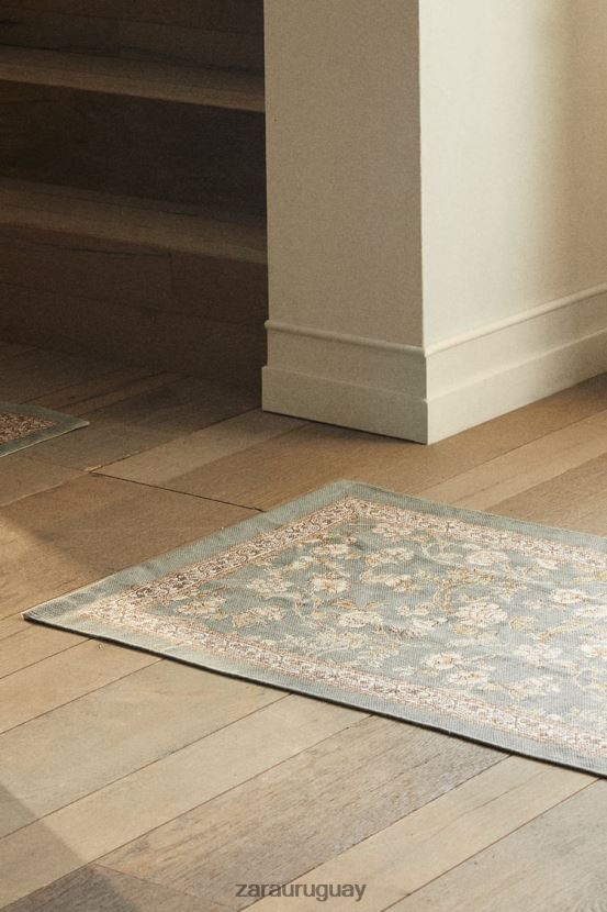 Zara alfombra con estampado floral unisexo H6RHL21641 multicolor accesorios