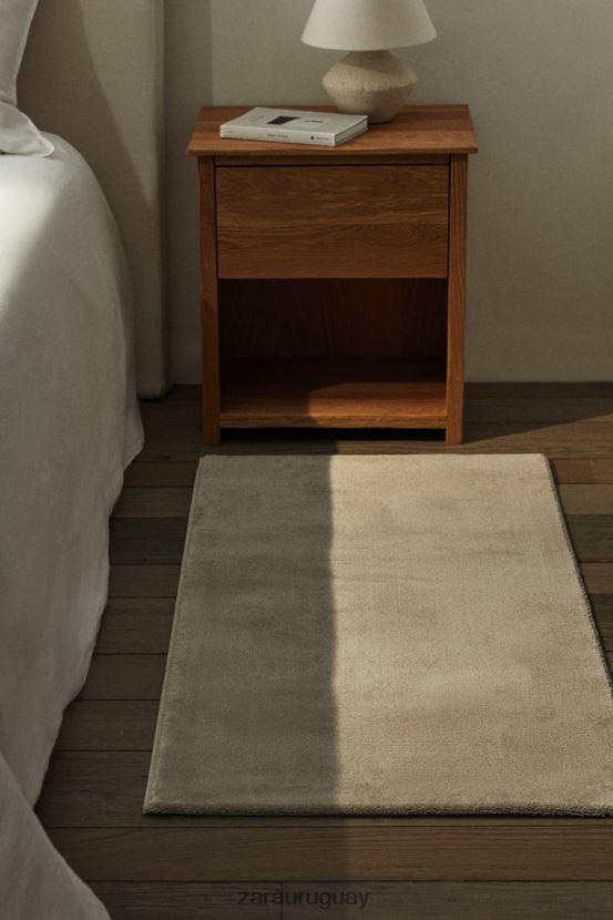 Zara alfombra con textura suave al tacto unisexo H6RHL21648 gris/beige accesorios