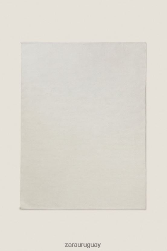 Zara alfombra de mezcla de lana unisexo H6RHL21650 crudo accesorios