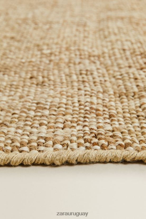 Zara alfombra de yute. unisexo H6RHL21647 beige claro accesorios
