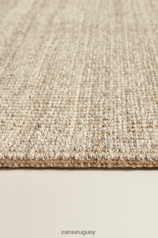 Zara alfombra tejida de sisal unisexo H6RHL21655 beige claro accesorios