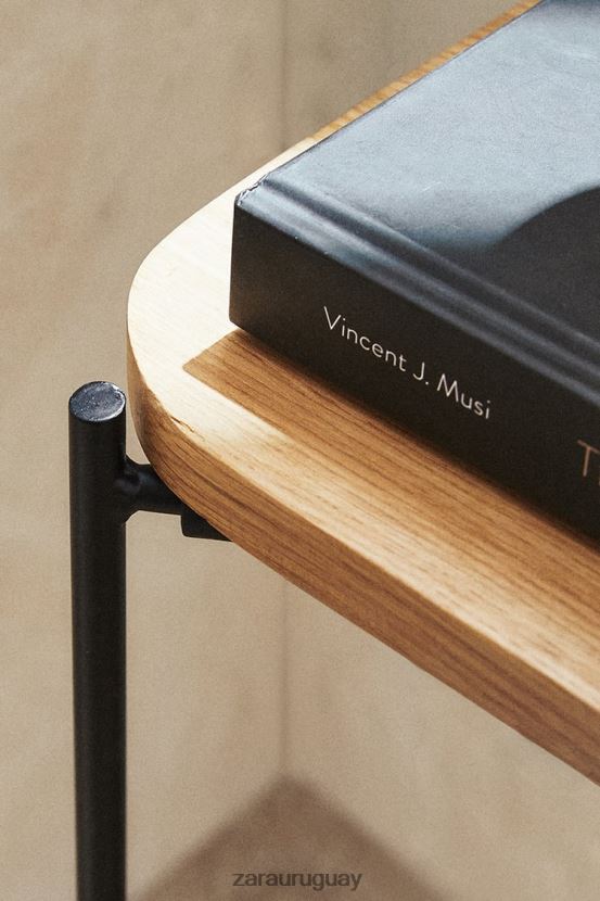 Zara mesa auxiliar de roble unisexo H6RHL21631 negro accesorios