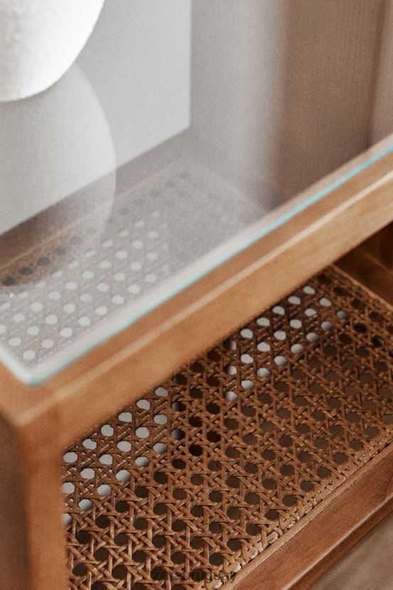 Zara mesita de noche de madera unisexo H6RHL21630 marrón accesorios