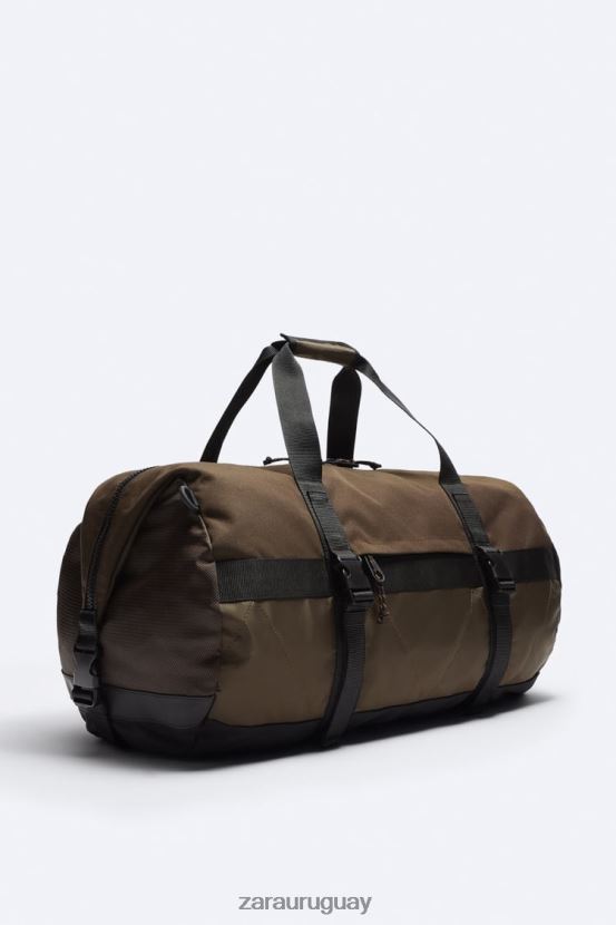 Zara bolsa de bolos atlética hombres H6RHL21291 marrón accesorios
