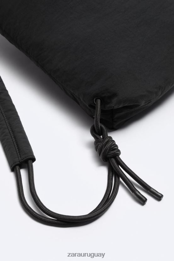 Zara mochila suave hombres H6RHL21314 negro accesorios