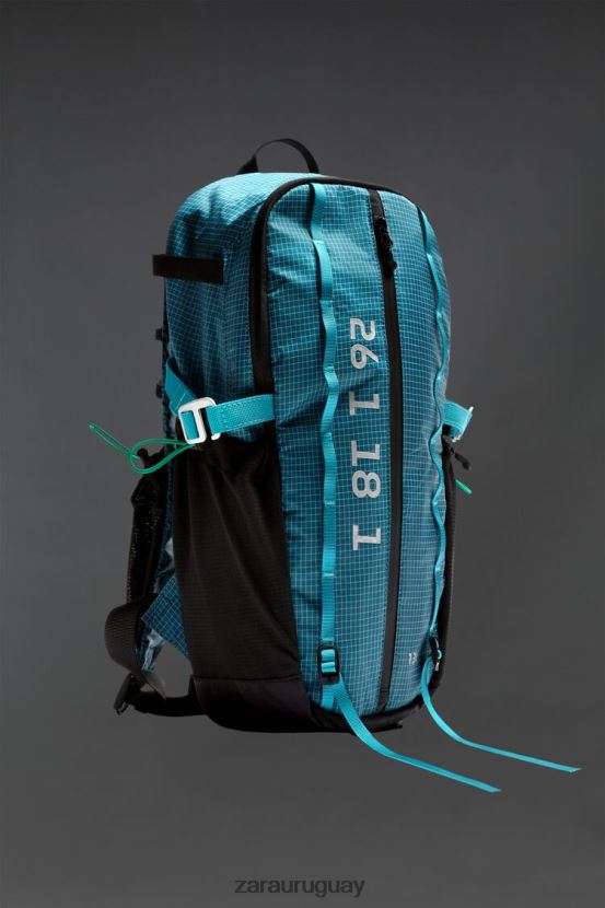 Zara mochila tecnica hombres H6RHL21280 azul accesorios