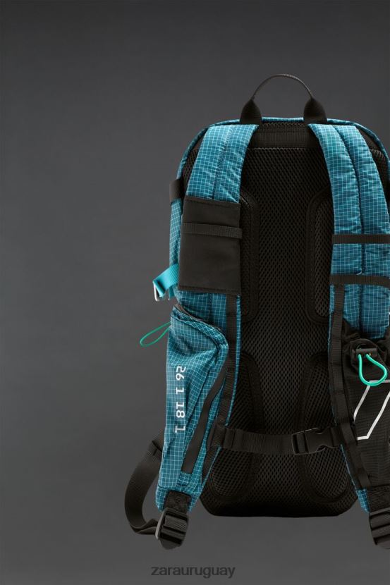 Zara mochila tecnica hombres H6RHL21280 azul accesorios