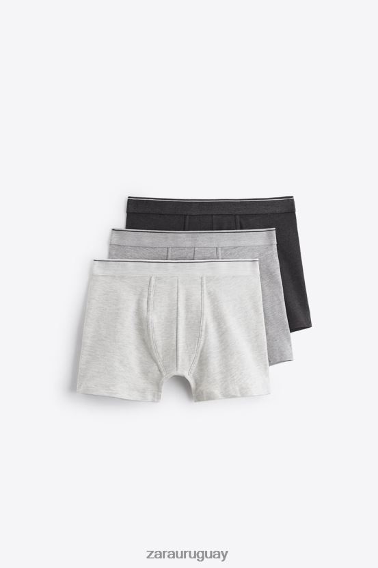 Zara Pack de 3 boxers básicos. hombres H6RHL21422 varios accesorios