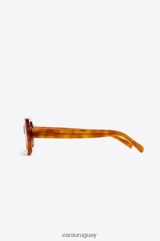 Zara gafas de sol cuadradas premium hombres H6RHL21436 caramelo accesorios