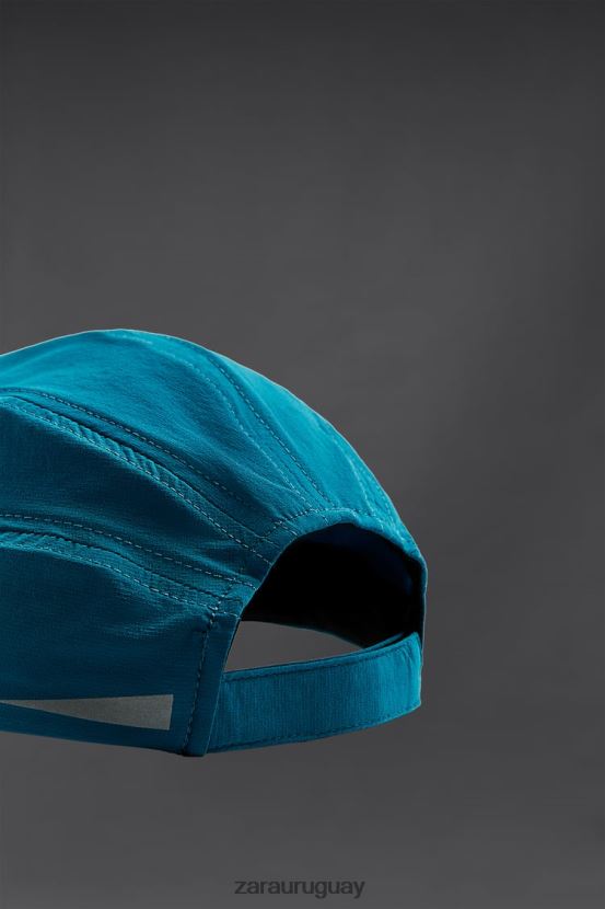 Zara gorra técnica para correr hombres H6RHL21404 azul accesorios