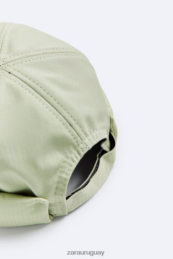 Zara sombrero corto hombres H6RHL21449 caqui claro accesorios
