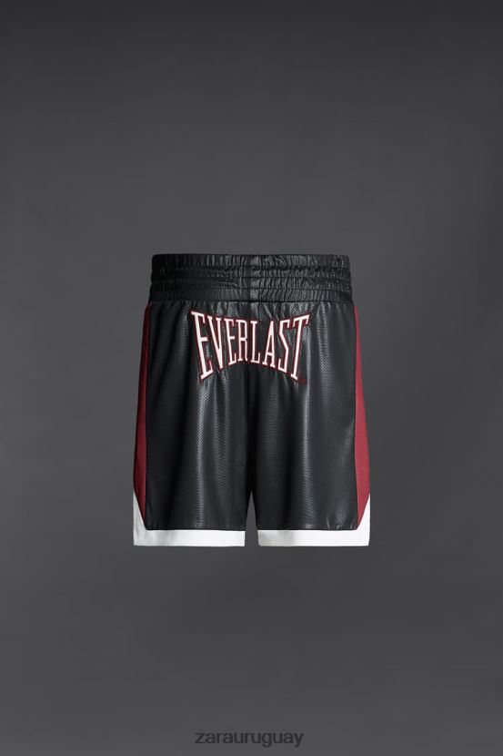 Zara pantalones cortos de boxeo everlast hombres H6RHL21236 negro ropa