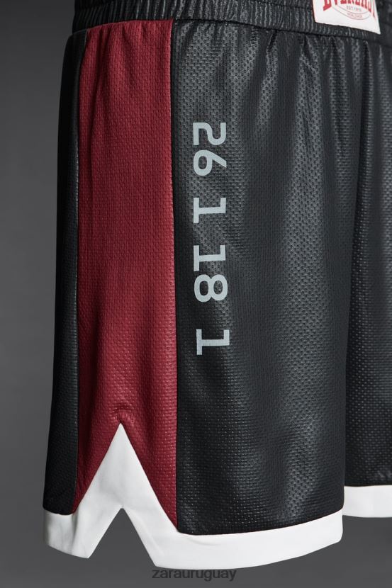Zara pantalones cortos de boxeo everlast hombres H6RHL21236 negro ropa