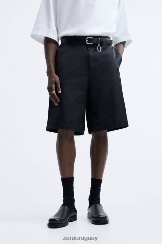 Zara mules de piel suave - edición limitada hombres H6RHL21264 negro calzado