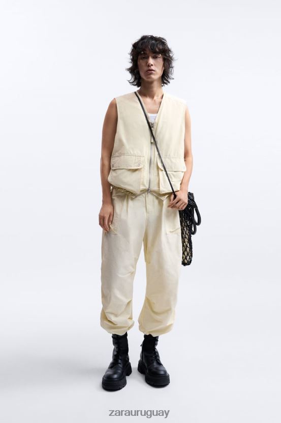 Zara chaleco acolchado edición limitada hombres H6RHL21124 crudo ropa