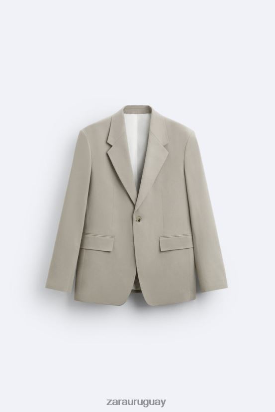 Zara traje relajado hombres H6RHL21161 visón ropa