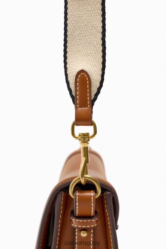 Zara bolsa crossbody con costuras mujer H6RHL2752 original accesorios