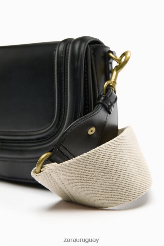 Zara bolso bandolera mujer H6RHL2751 negro accesorios