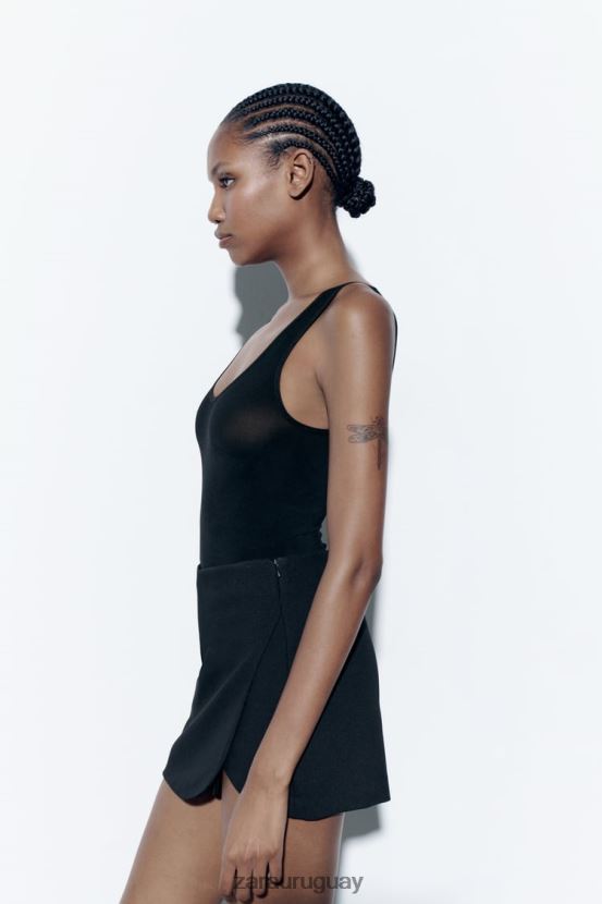 Zara falda pantalón mujer H6RHL2544 negro ropa