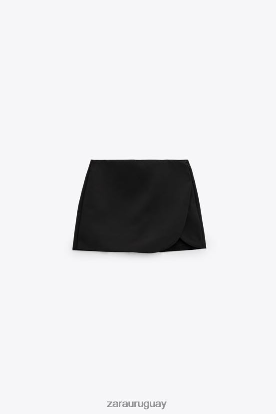 Zara falda pantalón mujer H6RHL2544 negro ropa