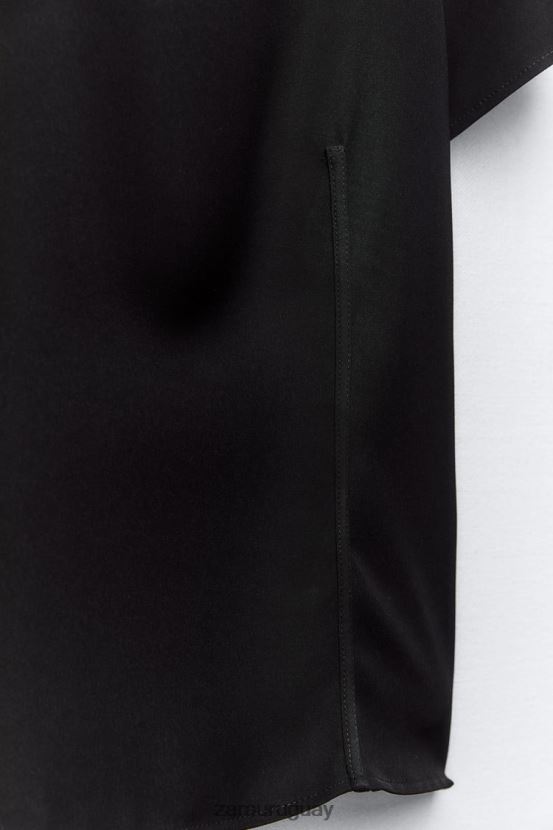 Zara top técnico mujer H6RHL2249 negro ropa