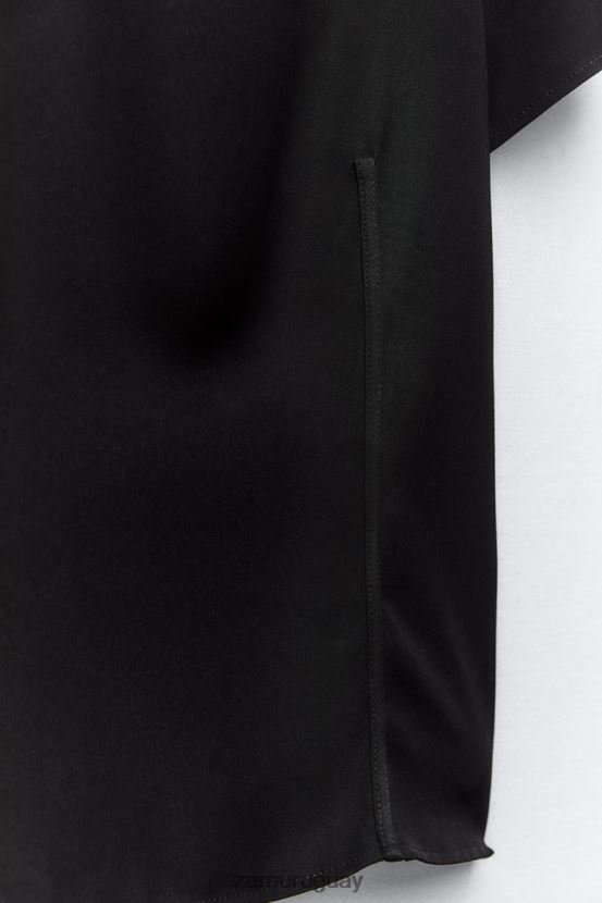 Zara top técnico mujer H6RHL2250 negro ropa