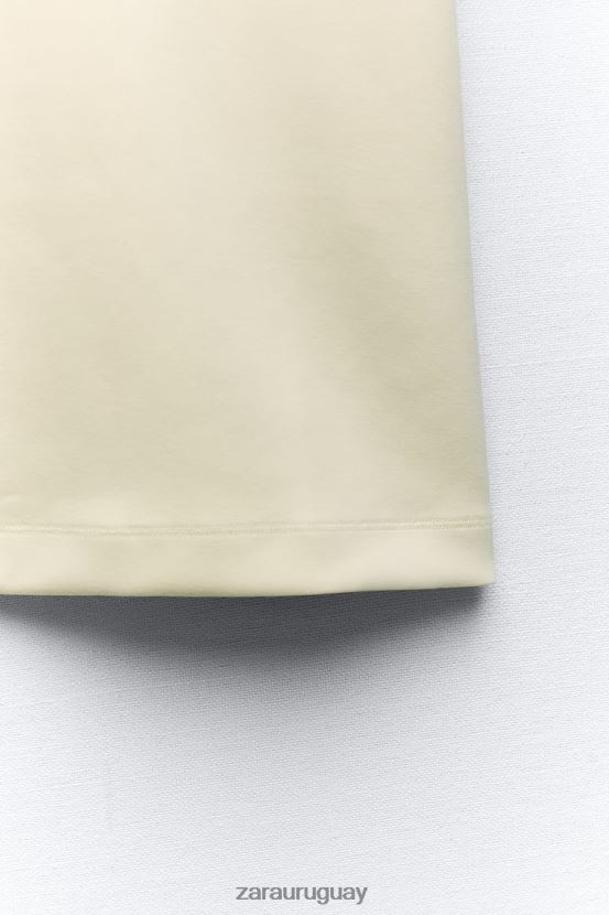 Zara camiseta de gran tamaño mujer H6RHL2462 crudo ropa