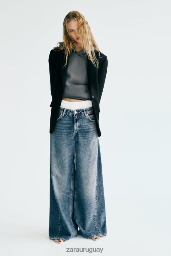 Zara americana basica mujer H6RHL2148 negro ropa