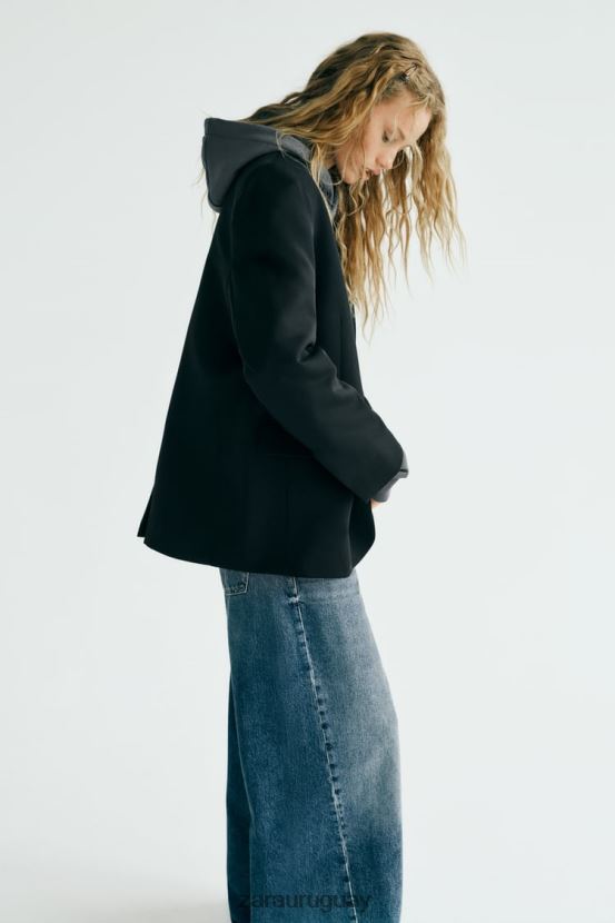 Zara americana basica mujer H6RHL2148 negro ropa