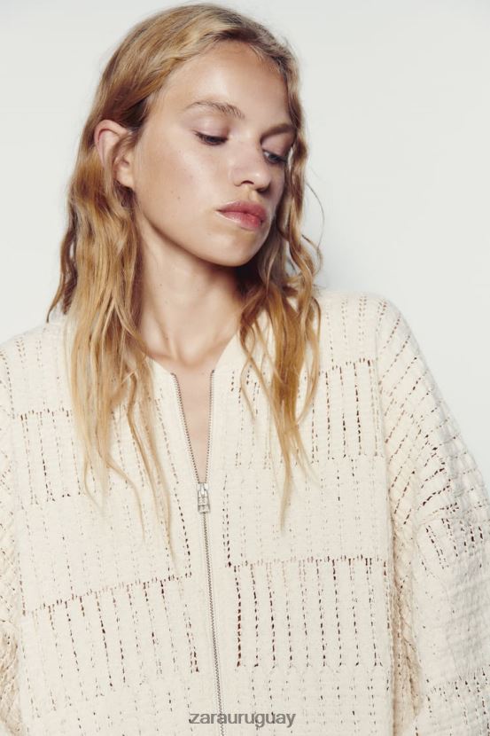 Zara bombardero rústico mujer H6RHL257 crudo ropa